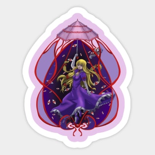 Yukari's Parasol Sticker